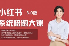 众筹：何星河·小红书3.0版系统陪跑大课