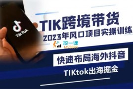 TK知识库《2023TIKtok出海掘金计划》