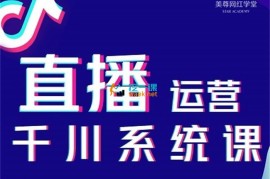 美尊网红学堂《直播运营千川线上系统课》
