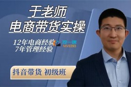 于老师《抖音电商好物短视频带货实操》