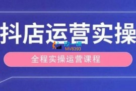 乙恺《抖店运营全程实操教学》