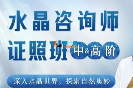 众筹：王诗棋·水晶咨询师证照班中&高阶