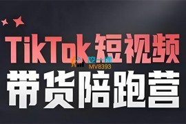 众筹：交个朋友·TikTok短视频带货陪跑营