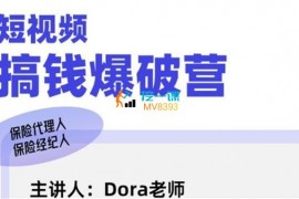 Dora《短视频搞钱爆破营》