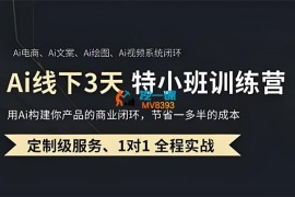 六哥《Ai线下3天特小班训练营》