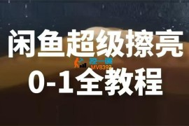 绅白不白《闲鱼超级擦亮科学0-1玩法》