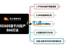 周心驰《2026抖店千川866投产绝密打法》