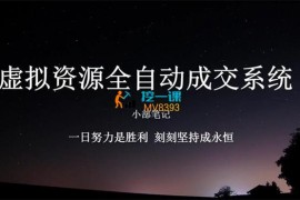 小部笔记《虚拟资源全自动成交系统》