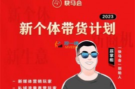 辰掌柜《2023新个体带货计划》