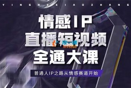 硬核校长《情感IP直播短视频全通大课》