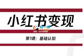 何鸣超《小红书变现训练营》