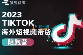 轻易跨境《TikTok海外短视频带货陪跑营》