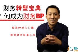 众筹：郭亮·经营分析入门 财务BP商业伙伴教程