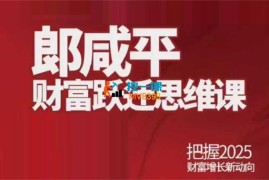 郎咸平《财富跃迁思维课》