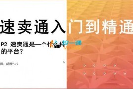 舒雅《速卖通入门到精通》