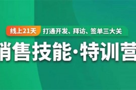 众筹：贺学友·销售技能特训营