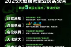 大谦《大健康流量全域新增长8.0》