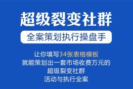 众筹：李才文·超级裂变社群