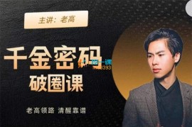 众筹：老高价值提升课·千金密码