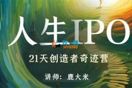 鹿大米《人生IPO21天创造者奇迹营》