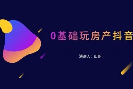 山哥《0基础玩房产抖音》