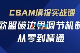 H的碳中和《CBAM填报实战课》
