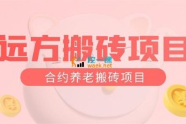 众筹：远方合约养老搬砖项目