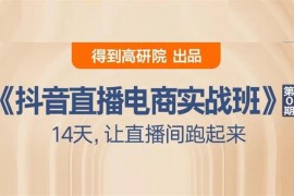 众筹：抖音直播电商实战班