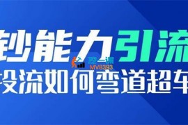 浩卿《钞能力引流：投流如何弯道超车》