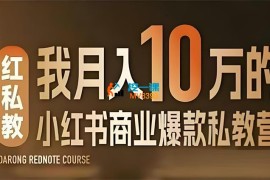 李大蓉《小红书商业爆款私教营》