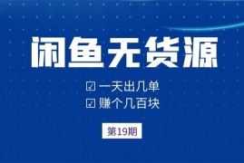 龟课《闲鱼无货源电商课程第19期》