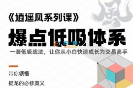 众筹：逍遥风系列课· 爆点低吸体系
