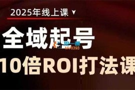 陈十亿《2025全域起号10倍ROI打法课》