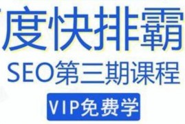 seo快排技术之万权： 百度SEO快排霸屏第三期，快速获取排名流量