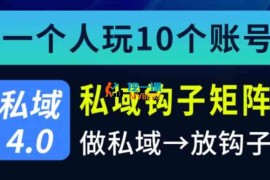 火炎《私域钩子矩阵推广4.0》
