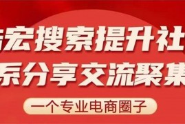 众筹：浩宏电商搜索提升课程