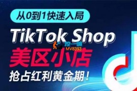 甘先生《从0到1快速入局TikTok美区小店》