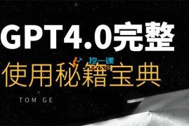 TOMGE《GPT4.0完整使用秘籍宝典》