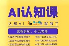 小风《AI认知与工具实战课》