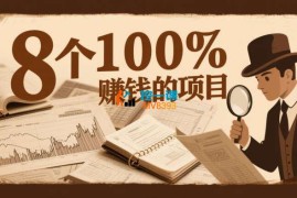 起航哥《8个100%赚钱的项目》