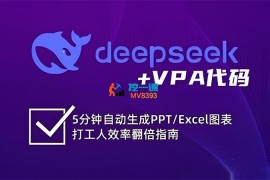 伍陆七《deepseek+VPA代码自动生成PPT和Excel》