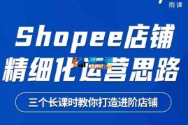 馏可《Shopee店铺精细化运营思路》