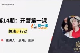 豆芽《自媒体AI变现训练营》