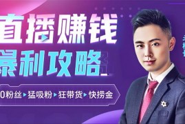 斗校长《直播赚钱暴利攻略》