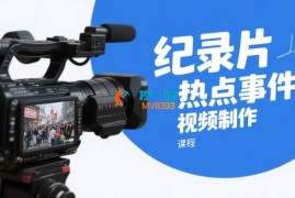 纪录片热点事件视频制作教学