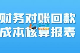 财务燕子《财务对账回款与成本核算报表课》