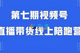 盗坤《视频号直播带货线上陪跑营第7期》