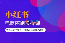 开心《2024小红书电商陪跑实操课》