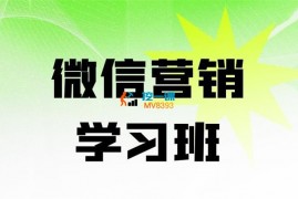 众筹：大有学堂·2024全网最具实力微信营销学习班