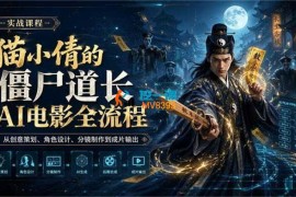 猫小倩《僵尸道长AI电影全流程》